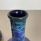 German Super Glaze Ceramic Studio Pottery Vase from Marei Ceramics, 1970s, Set of 2 17