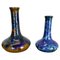 German Super Glaze Ceramic Studio Pottery Vase from Marei Ceramics, 1970s, Set of 2, Image 1