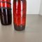 Vintage German Pottery Fat Lava Vases from Scheurich, 1970s, Set of 3, Image 14