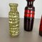 Vintage German Pottery Fat Lava Vases from Scheurich, 1970s, Set of 3 5