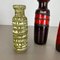 Vintage German Pottery Fat Lava Vases from Scheurich, 1970s, Set of 3, Image 5