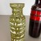 Vintage German Pottery Fat Lava Vases from Scheurich, 1970s, Set of 3 7