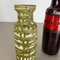 Vintage German Pottery Fat Lava Vases from Scheurich, 1970s, Set of 3, Image 7