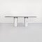Mid-Century Italian Rectangular Dining Table in Glass Mirror and Marble, 1980s, Image 3