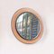 Mid-Century Modern Italian Round Wall Mirror with Pink Glass, 1960s, Image 3