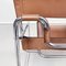Amerikanischer Mid-Century Wassily B3 Stuhl aus braunem Leder von Breuer für Knoll, 1970er 17