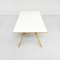 Mid-Century Italian White Worktable in Wood by Minale Simpson for Zanotta, 1980s 4