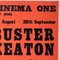Buster Keaton Summer Season Movie Poster by Strausfeld, London, 1970s 5