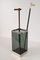 Mid-Century Italian Glass and Chrome Umbrella Stand, 1970s 16