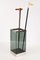 Mid-Century Italian Glass and Chrome Umbrella Stand, 1970s 8