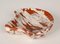 Italian Red Pink and White Marble Shell-Shaped Decorative Bowl, 1970s 10