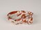 Italian Red Pink and White Marble Shell-Shaped Decorative Bowl, 1970s, Image 9