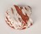Italian Red Pink and White Marble Shell-Shaped Decorative Bowl, 1970s 11