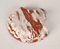 Italian Red Pink and White Marble Shell-Shaped Decorative Bowl, 1970s, Image 11