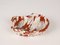 Italian Red Pink and White Marble Shell-Shaped Decorative Bowl, 1970s 2