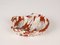Italian Red Pink and White Marble Shell-Shaped Decorative Bowl, 1970s, Image 2