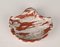 Italian Red Pink and White Marble Shell-Shaped Decorative Bowl, 1970s 6