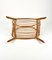 Midcentury Rattan & Bamboo Curved Magazine Rack, Italy, 1960s, Image 12