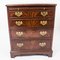 Vintage 20th Century Flame Mahogany Bedside Cabinets with Drawers, Set of 2 11