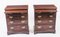Vintage 20th Century Flame Mahogany Bedside Cabinets with Drawers, Set of 2, Image 2