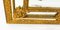 Espejo Louis Revival francés antiguo de madera dorada, Imagen 6