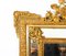 Espejo Louis Revival francés antiguo de madera dorada, Imagen 3