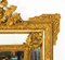 Espejo Louis Revival francés antiguo de madera dorada, Imagen 4