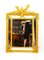 Antique 19th Century Louis Revival Giltwood Cushion Mirror 2