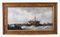 Fishing Boats, 19th-Century, Oil on Canvas, Framed, Set of 2 2