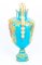 Antike französische Celeste Vasen aus blauem Porzellan, 18. Jh., 2er Set 16