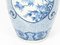 Antique Japanese Meiiji Imari Blue & White Arita Porcelain Temple Vases, Set of 2, Image 4