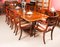 Twin Pillar Dining Table & Chairs by William Tillman, Set of 11 3