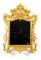 Espejo italiano florentino de madera dorada, Imagen 10