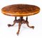 Antique 19th Century Victorian Burr Walnut Oval Loo Table 18