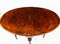 Antiker viktorianischer Sutherland Tisch aus Nusswurzelholz mit Intarsien, 19. Jh 7
