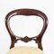 Antique Victorian Burr Walnut Oval Loo Dining Table & Chairs, Set of 5, Image 17