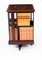 Antique 19th Century Victorian Marquetry Inlaid Revolving Bookcase 9
