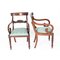 Regency Revival Mahogany Dining Chairs, Set of 12 2