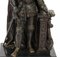 Antike französische Malachit & Bronze Skulptur eines Ritters in Rüstung, 19. Jh 7