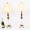 Corinthian Column Ormolu & Glass Table Lamps, Mid-20th Century, Set of 2, Image 18