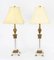 Corinthian Column Ormolu & Glass Table Lamps, Mid-20th Century, Set of 4 2