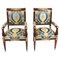 French Empire Revival Ormolu Mounted Armchairs, 19th Century, Set of 2 1