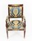 French Empire Revival Ormolu Mounted Armchairs, 19th Century, Set of 2 15