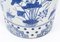 Japanische Gartensitze aus Porzellan in Blau & Weiß, 20. Jh., 2er Set 6
