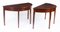 George IV Fruitwood Half Moon Console Tables, 19th Century, Set of 2 10