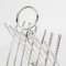 Silver Plated Crossed Golf Clubs Toast Rack, 20th Century 3