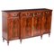 Sideboard in Flame Mahogany by William Tillman, 20th Century, Image 1