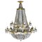 Louis Revival Cut Crystal 36 Light Tent Chandelier, 1920s, Image 1