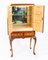 Queen Anne Burr Walnut Cocktail Cabinet or Dry Bar, 1930s, Image 12