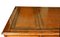 Victorian Revival Burr Walnut Pedestal Desk, Image 7
